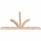 Ekena Millwork Richland Smooth Timber Gable Bracket, Douglas Fir, 72"W x 45"H x 3 1/2"D x 3 1/2"F, 15/12 Pitch GBW072X45X0404RIC00SDF - alternate 3